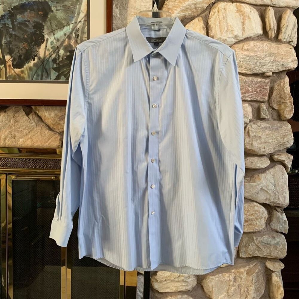 Kenneth cole reaction button down wrinkle free slim fit shirt
